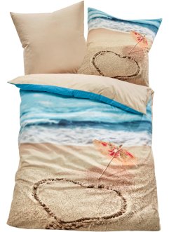 Biancheria da letto double-face con spiaggia, bpc living bonprix collection