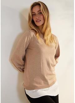 Fondo per maglie effetto camicia (pacco da 2), bpc bonprix collection