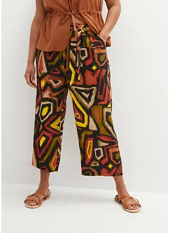 Pantaloni culotte in viscosa fluente, bonprix