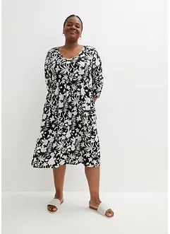 Abito midi in viscosa fluente, bonprix