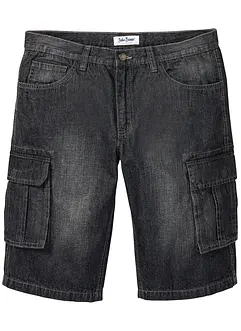 Bermuda cargo lunghi in jeans, relaxed fit, bonprix