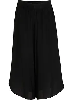 Pantaloni culotte al polpaccio in viscosa, bonprix