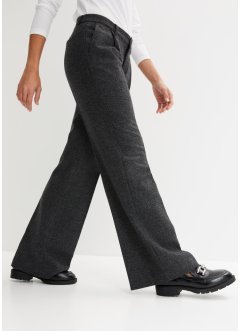 Pantaloni con gambe larghe in simil lana, BODYFLIRT