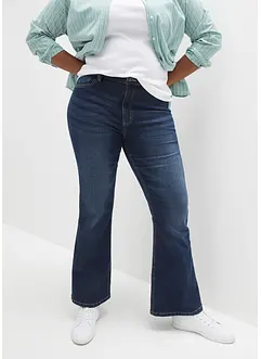 Jeans flared a vita alta, bonprix