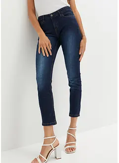 Jeans cropped slim fit, vita media, bonprix