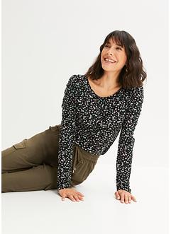 Maglia a maniche lunghe in fantasia, BODYFLIRT