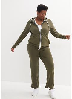 Tuta sportiva in cotone elasticizzato (set 2 pezzi), bpc bonprix collection