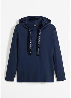Maglia a maniche lunghe con cappuccio, bpc bonprix collection