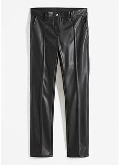 Pantaloni in similpelle con piega, BODYFLIRT