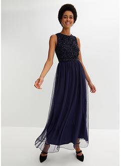Abito con paillettes e mesh, BODYFLIRT boutique