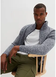 Cardigan con colletto dritto, bonprix