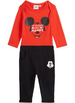 Body e pantaloni Disney con Mickey Mouse (set 2 pezzi), Disney