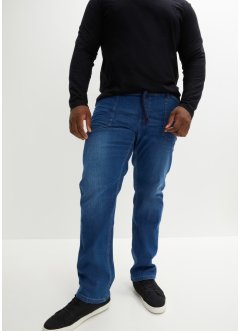 Jeans con elastico in vita e taglio comfort loose fit, straight, John Baner JEANSWEAR
