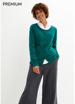 Cardigan in lana con Good Cashmere Standard®, bpc selection premium