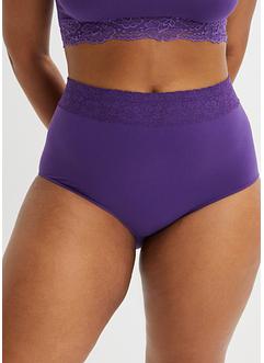 Slip a vita alta senza cuciture con pizzo Feel Comfort, bpc bonprix collection
