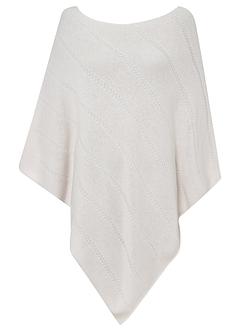 Poncho in lana con Good Cashmere Standard®, bpc selection premium