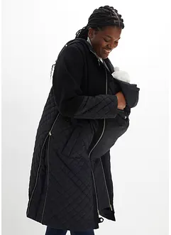 Cappotto prémaman con inserto babywearing in materiale misto, bonprix