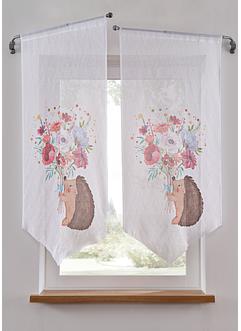 Tenda a vetro con ricci (pacco da 2), bpc living bonprix collection