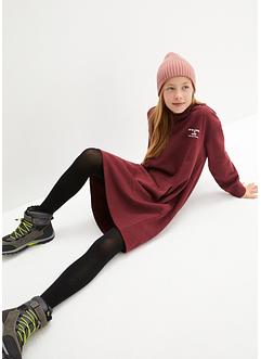 Abito in felpa con cappuccio in cotone biologico, bpc bonprix collection