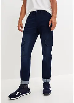 Jeans termici cargo slim fit, straight, John Baner JEANSWEAR