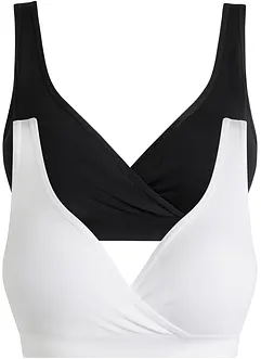 Reggiseno da allattamento senza cuciture (pacco da 2), bonprix