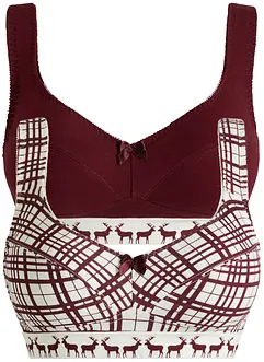 Reggiseno senza ferretto con cotone (pacco da 2), bonprix