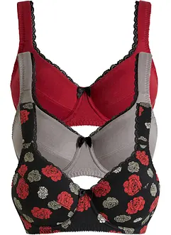 Reggiseno con ferretto e cotone biologico (pacco da 3), bonprix