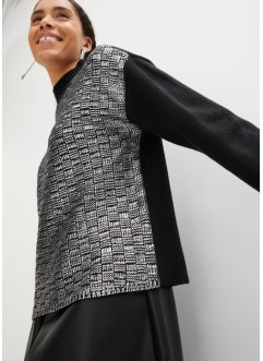 Maglione con stampa lucida, RAINBOW