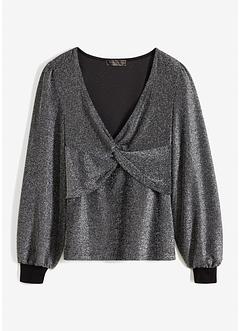 Maglia glitterata con nodo, bpc selection