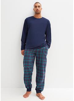 Pigiama con pantaloni in flanella, bpc bonprix collection
