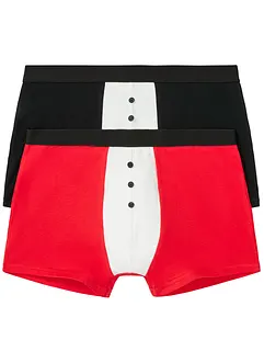 Boxer aderenti natalizi (pacco da 2), bpc bonprix collection