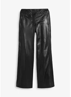 Pantaloni larghi in nappa d'agnello, bonprix