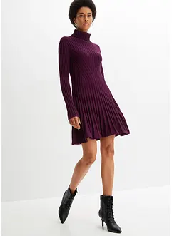 Abito in maglia a collo alto, bonprix
