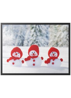 Zerbino con motivo natalizio di pupazzi di neve, bpc living bonprix collection