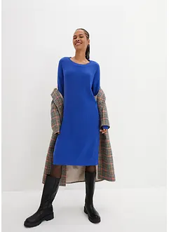 Abito oversize in maglia a coste, bonprix