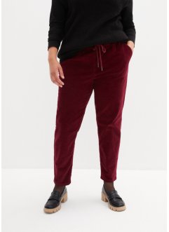Pantaloni di velluto  con coulisse e cordoncino, bpc bonprix collection