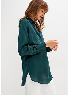 Camicetta lunga in satin, BODYFLIRT