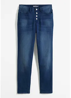 Jeans termici boyfriend con interno morbido, vita media, bonprix