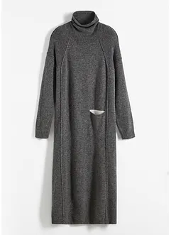 Abito in maglia a collo alto, bonprix