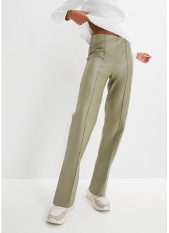 Pantaloni in similpelle con gambe larghe, RAINBOW