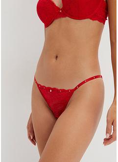 Tanga con pizzo colorato, BODYFLIRT