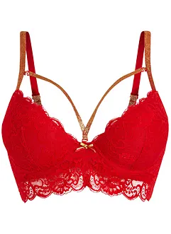 Reggiseno con coppe preformate, ferretto e poliammide riciclata, bonprix