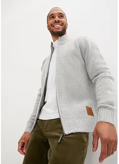 Cardigan con colletto dritto, bonprix