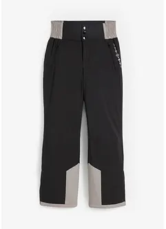 Pantaloni funzionali termici da neve a vita alta comoda, impermeabili, straight, bonprix