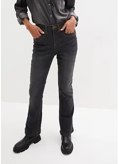 Jeans termici elasticizzati, bootcut, bonprix