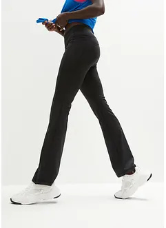 Leggings sportivi svasati con tasca per il cellulare, bonprix