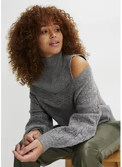 Maglione con cut-out, bonprix