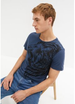 T-shirt in cotone slim fit, RAINBOW