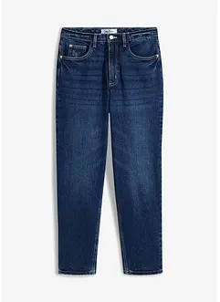 Mom jeans cropped, a vita alta, bonprix