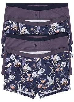 Boxer da donna con cotone biologico (pacco da 4), bonprix